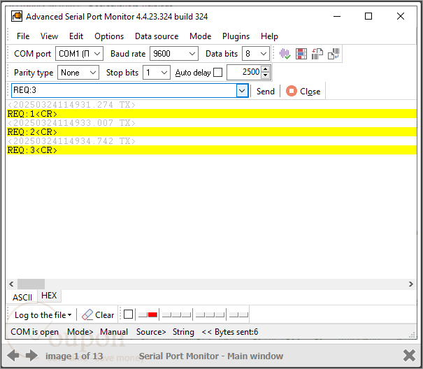 Advanced Serial Port Monitor Screenshot