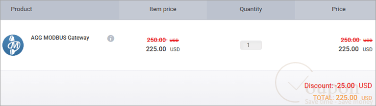 Agg Modbus Gateway Coupon Code 1