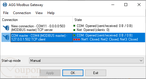 Agg Modbus Gateway Screenshot