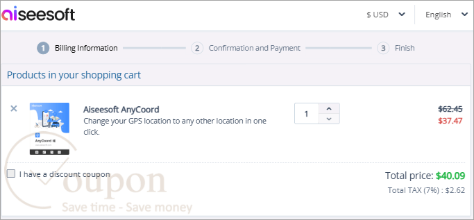 Aiseesoft Anycoord Coupon Code