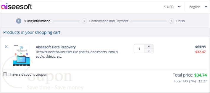 Aiseesoft Data Recovery Coupon Code
