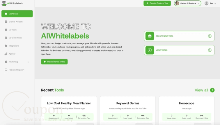 Aiwhitelabels Screenshot