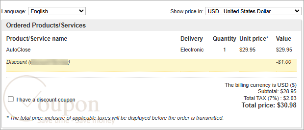 Autoclose Pro Coupon Code