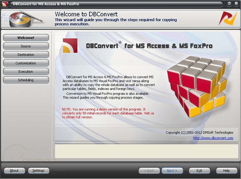 Dbconvert For Ms Access And Ms Foxpro Screenshot