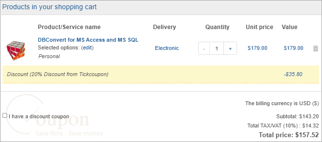 Dbconvert For Ms Access And Ms Sql Coupon Code