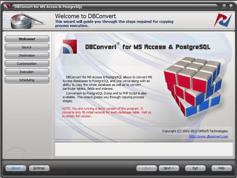 Dbconvert For Ms Access And Postgresql Screenshot