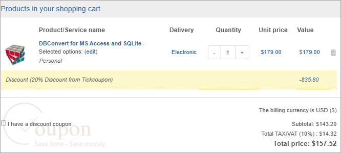 Dbconvert For Ms Access And Sqlite Screenshot