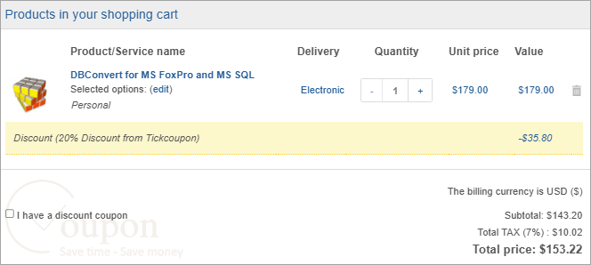 Dbconvert For Ms Foxpro And Ms Sql Coupon Code