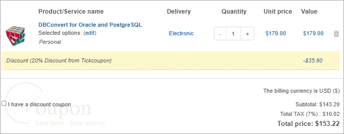 Dbconvert For Oracle And Postgresql Coupon Code