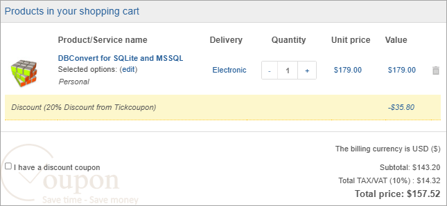Dbconvert For Sqlite And Mssql Coupon Code