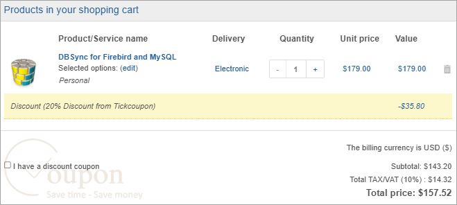 Dbsync For Firebird And Mysql Coupon Code