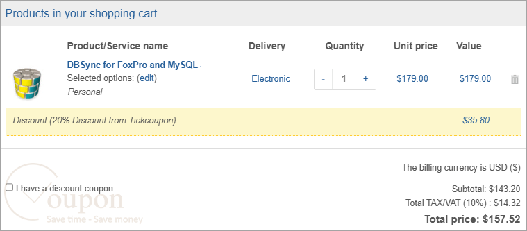 Dbsync For Foxpro And Mysql Coupon Code