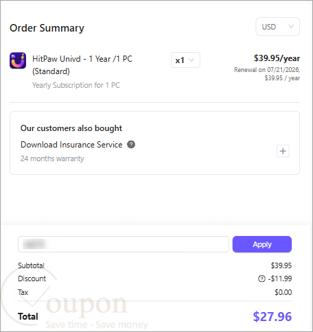 Hitpaw Univd Coupon Code