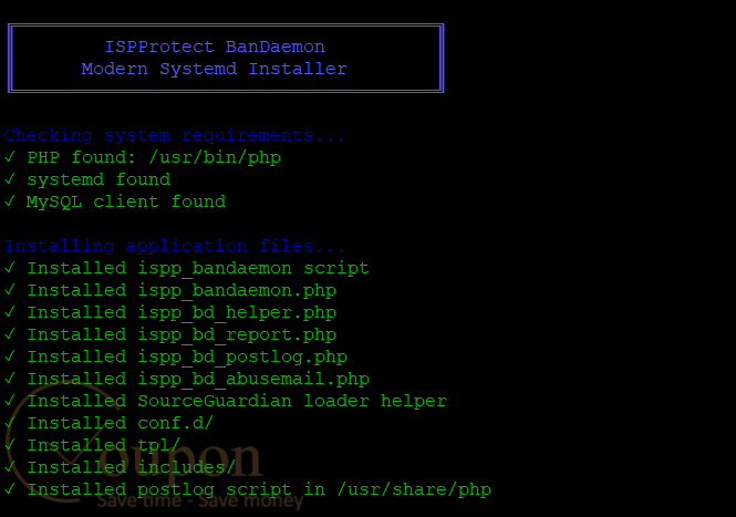 Ispprotect Bandaemon Screenshot