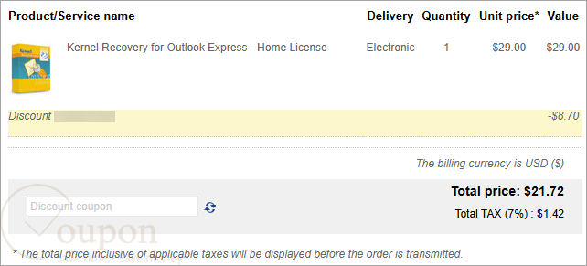 Kernel Recovery For Outlook Express Coupon Code