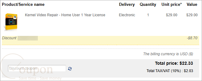 Kernel Video Repair Coupon Code