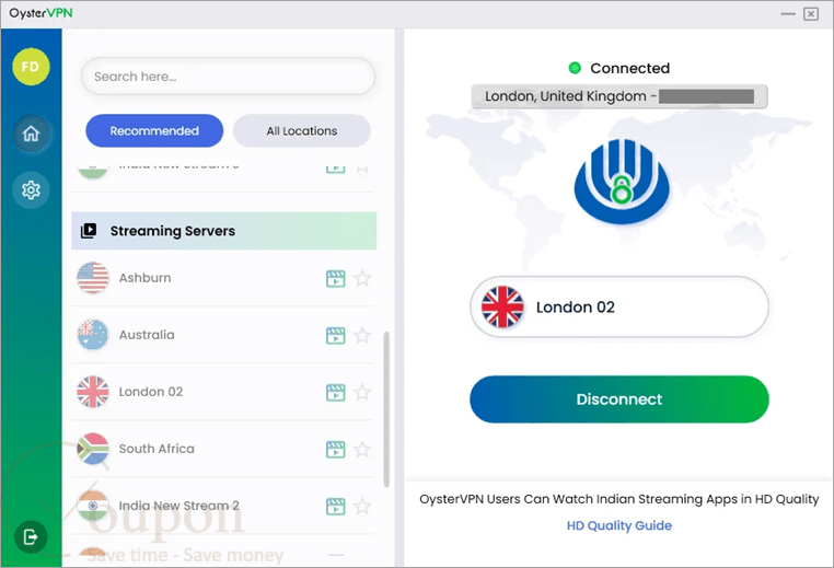 Oystervpn Screenshot