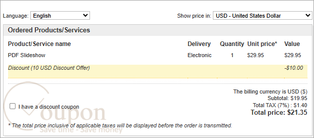 Pdf Slideshow Coupon Code