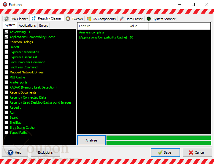 Pothos Red Button Screenshot
