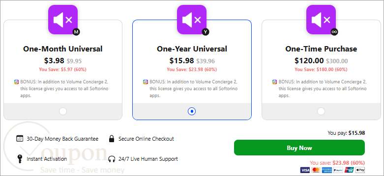 Softorino Volume Concierge Coupon Code