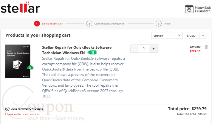 Stellar Repair For Quickbooks Coupon Code