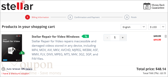 Stellar Repair For Video Coupon Code