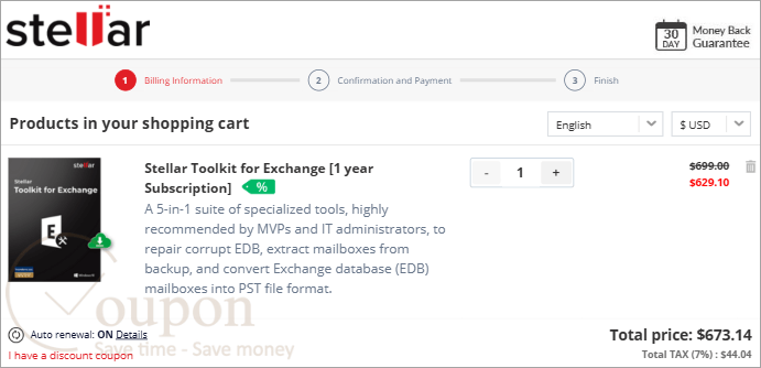 Stellar Toolkit For Exchange Coupon Code