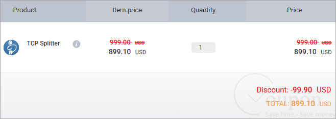 Tcp Splitter Coupon Code