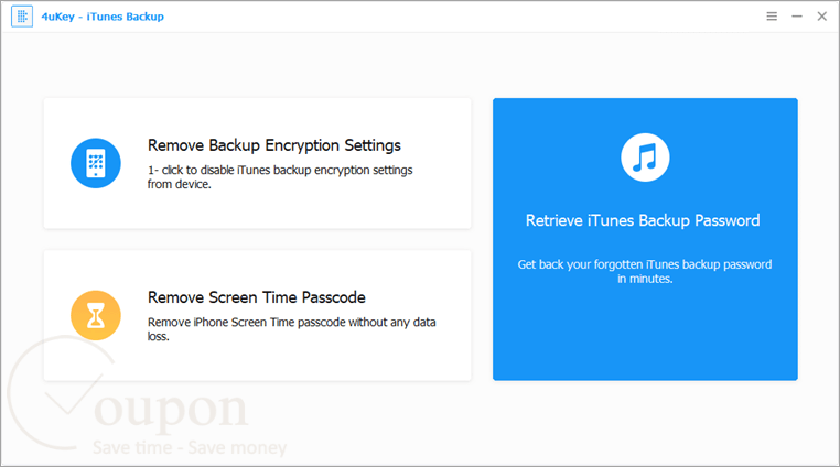 Tenorshare 4Ukey Itunes Backup Screenshot