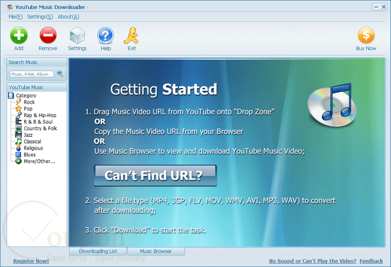 Youtube Music Downloader Screenshot