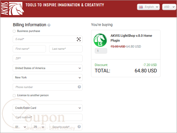 Akvis Lightshop Coupon Code