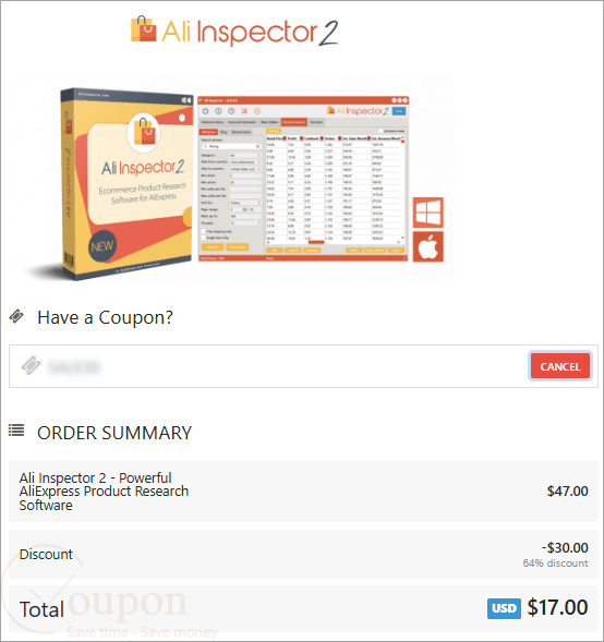 Ali Inspector Coupon Code