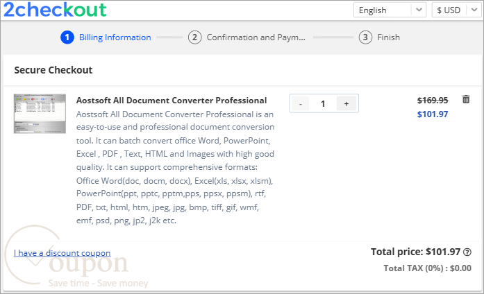 Aostsoft All Document Converter Professional Coupon Code
