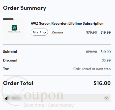 Awz Screen Recorder Coupon Code