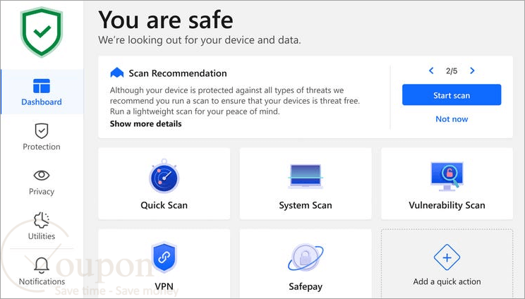 Bitdefender Ultimate Small Business Security Screenshot