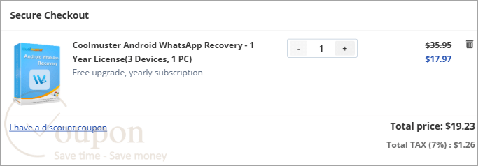 Coolmuster Android Whatsapp Recovery Coupon Code