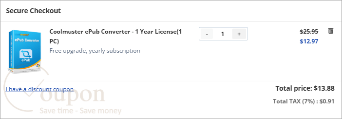 Coolmuster Epub Converter Coupon Code