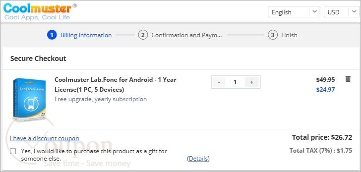 Coolmuster Lab Fone For Android Coupon Code