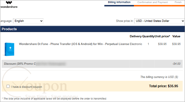 Dr Fone Phone Transfer Coupon Code