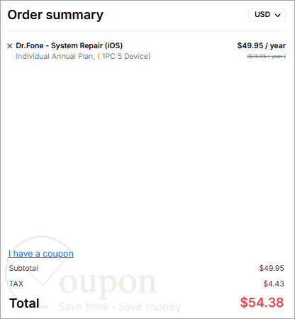 Dr Fone System Repair Coupon Code