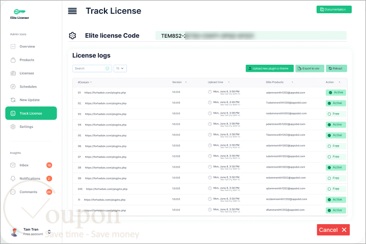 Elite Licenser Screenshot