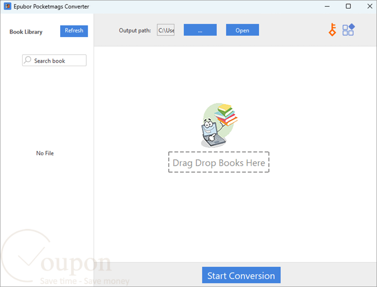 Epubor Pocketmags Converter Screenshot