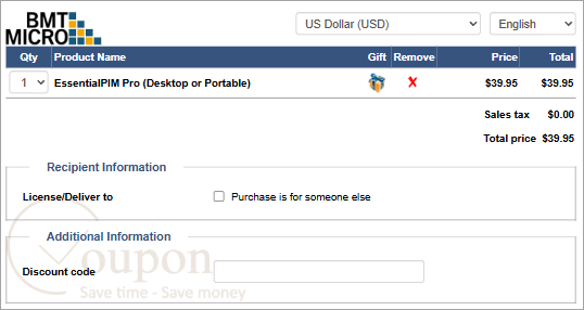 Essentialpim Pro Coupon Code