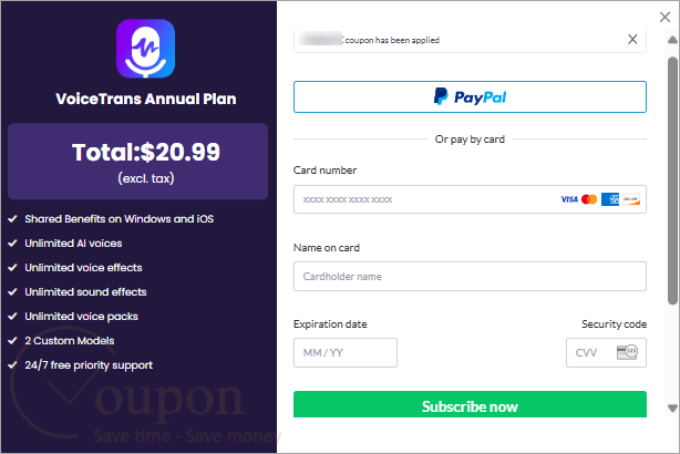 Fineshare Voicetrans Coupon Code