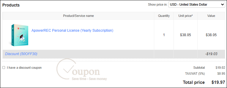How To Use Apowerrec Coupon Code
