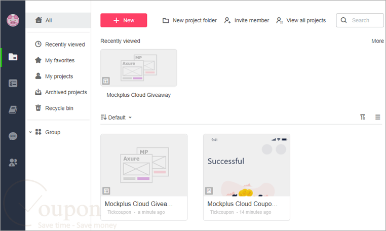 Mockplus Cloud Screenshot
