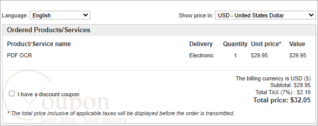 Pdf Ocr Coupon Code
