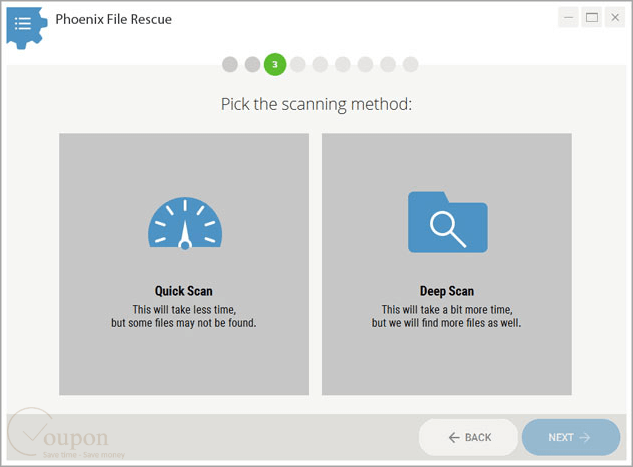 Phoenix File Rescue Screenshot