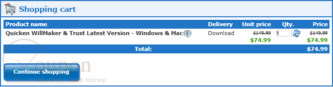 Quicken Willmaker Trust Coupon Code