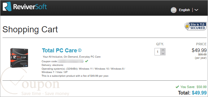 Reviversoft Total Pc Care Coupon Code